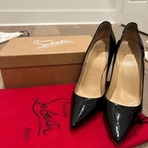 *DAMAGED* Christian Louboutin So Kates - Black - 7.5